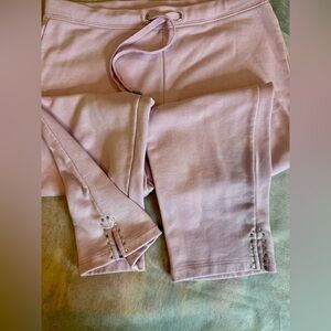 Hearts of Palm Lavender colored, cropped sweater pants rhinestone embellishments